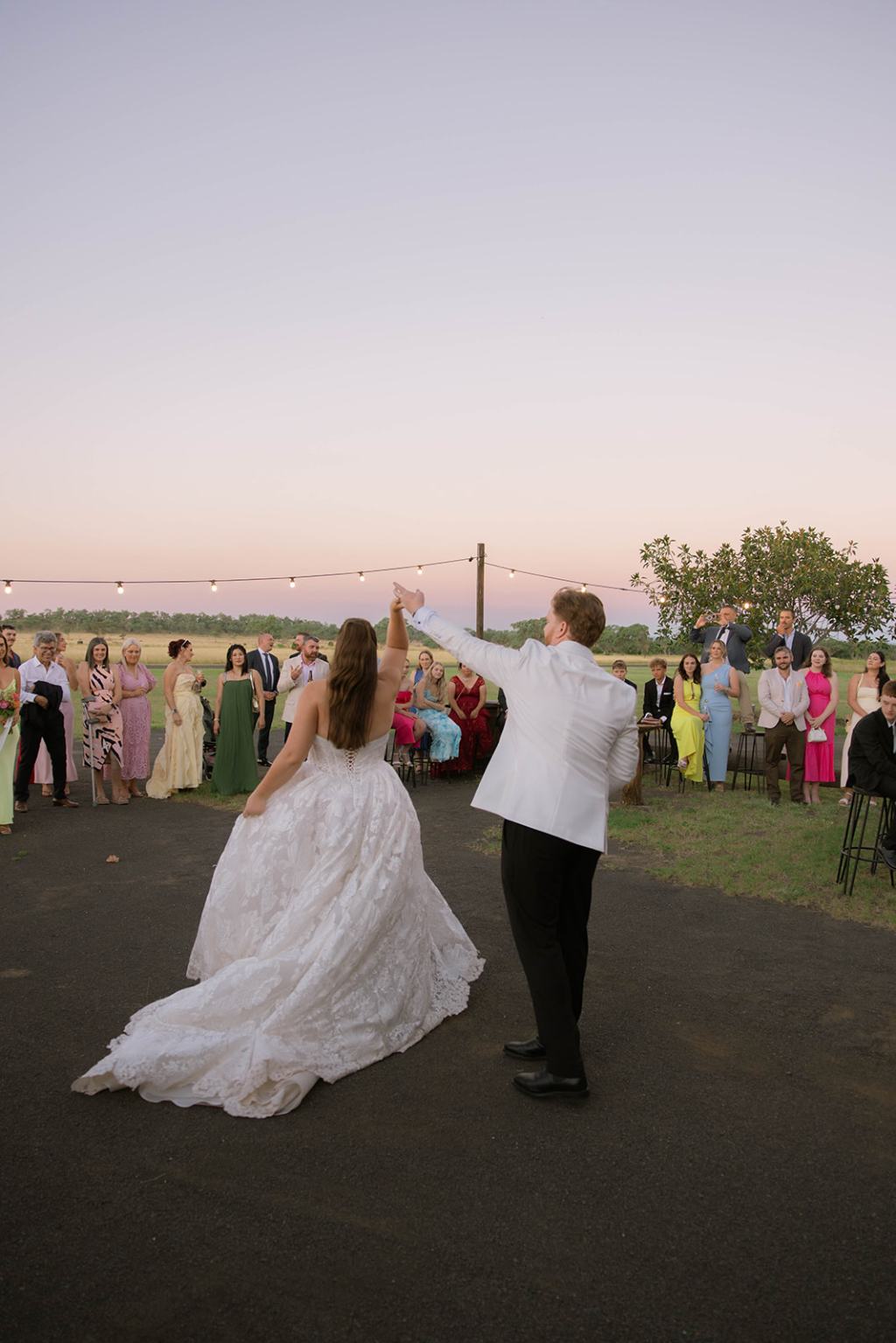 Styled wedding setting from Brigitte and Kyle's celebration