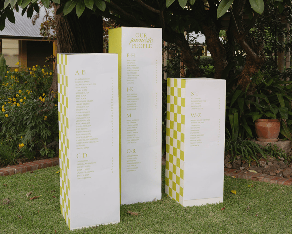 Personal wedding styling details by The Good Affair